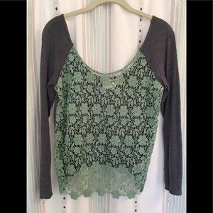 Free People Lace Top